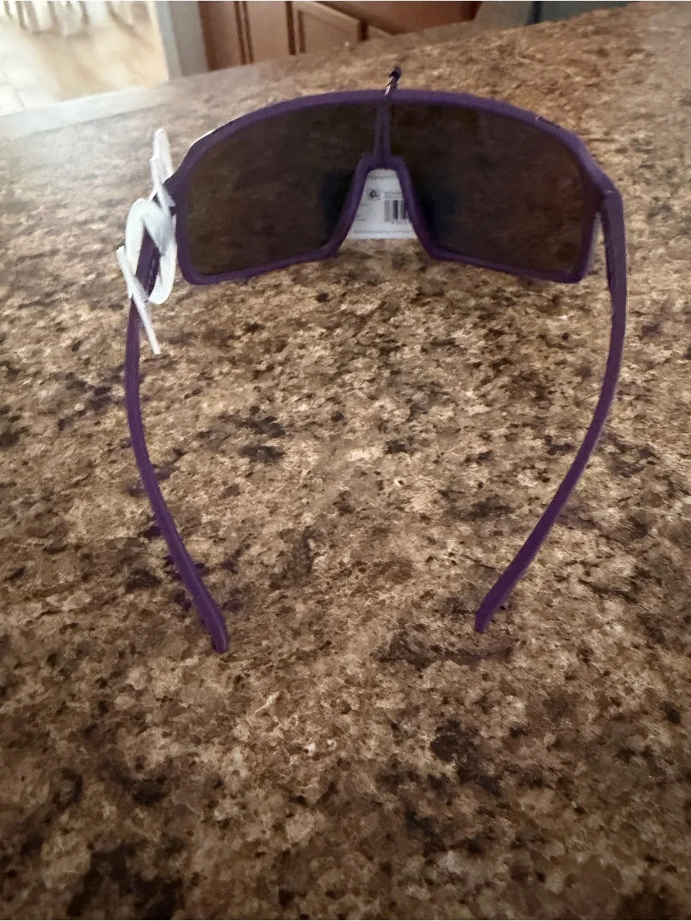 Neon Yellow & Purple Foster Grant Panama Jack Party Shield Sunglasses
